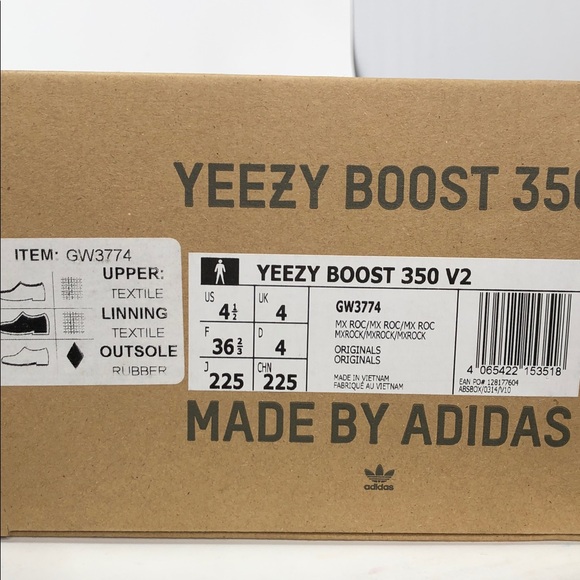 Adidas Men’s Yeezy Boost 350 V2 MX Dark Salt GW3774 Authentic Shoes - Size 4.5 main image 9